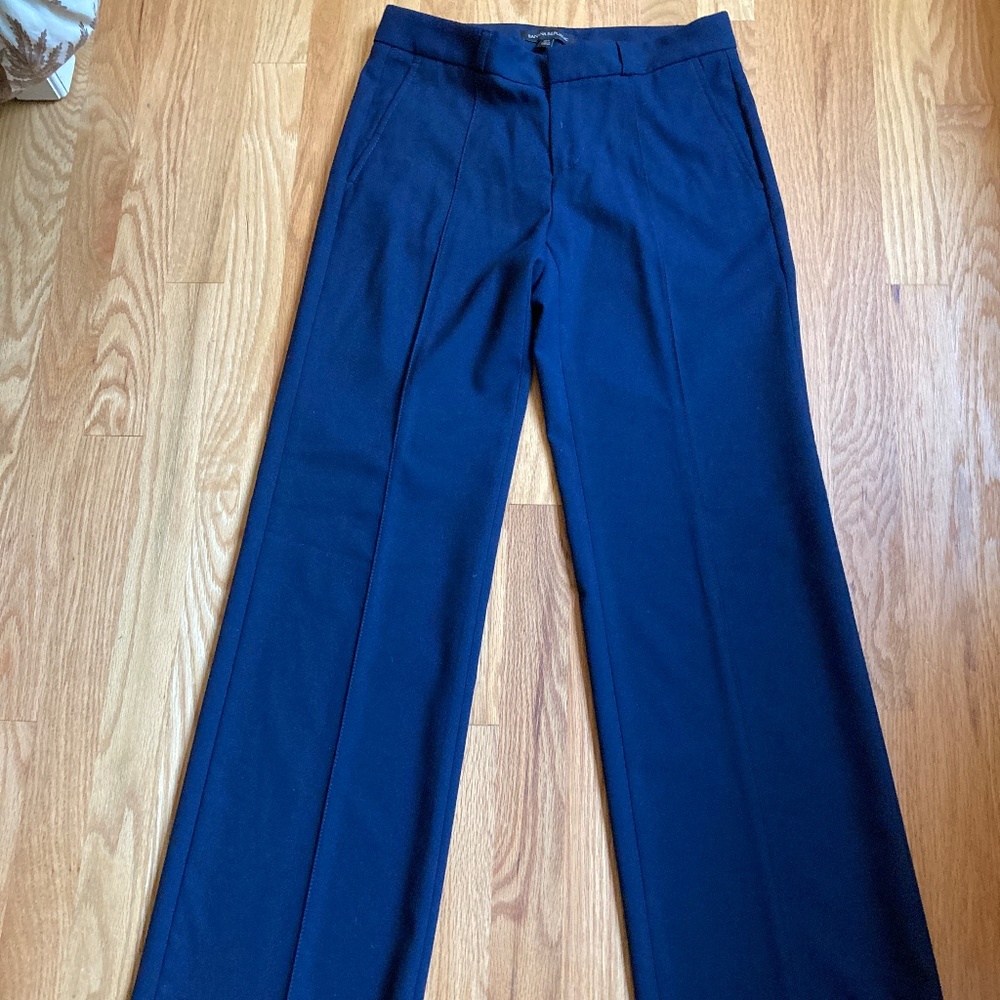 Banana Republic Straight Leg Pants, Navy Blue, Size 0. NWOT.